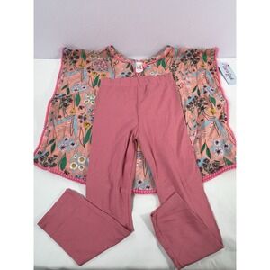 Bundle Clothes Baby Girls 2 Pcs  Blouse Oversized  (2-3t)  Leggins (5T)